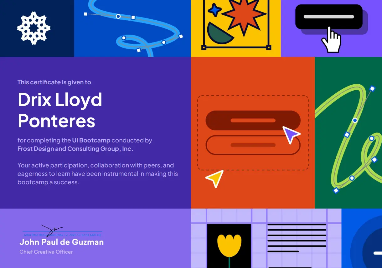 Frost UI Design Bootcamper screenshot