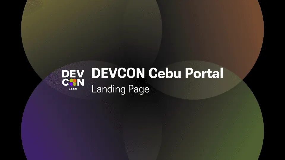 DEVCON Cebu Web Portal screenshot